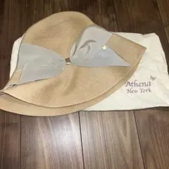 em様 Athena New York 麦わら帽子 カミラ リボン付き em様 Athena New York 麦わら帽子 カミラ リボン付き - メルカリ
