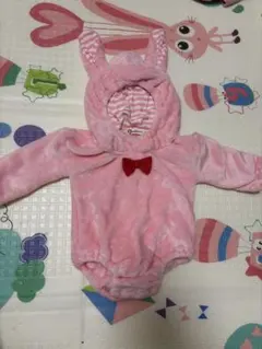 ウサギコスチューム　うさぎロンパース　長袖 仮装　ハロウィン 70