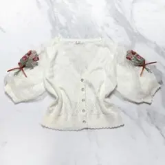 axes femme♡刺繍カーディガン　森ガール　姫　y2k グランジ　00s