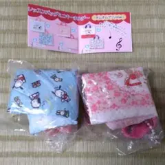 サンリオキャラクターズ レトロレッスンバッグ ミニキーホルダー 2点セット