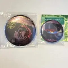 鬼滅の刃猗窩座usjユニバーサルスタジオジャパン 無限城 眼差しA缶バッジ2点