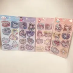 正規品 サンリオ ウォーターシール 4種セット マイメロ キティ クロミ シナモ