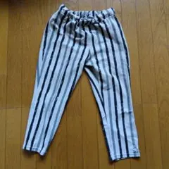 ドラッグストアーズ　ストライプ カジュアルパンツ 　クロップドパンツのサムネイル