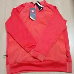 adidas Primaloft ハーフジップ トレーニングウェア 赤