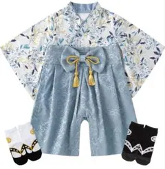 ベビー服 男の子 袴 和服 和装 ロンパース