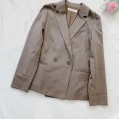 【美品♡】ナチュラルビューティーベーシック ダブルブレストジャケット 秋冬 M