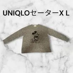 UNIQLOミッキー スタンズ クルーネックセーター（長袖）