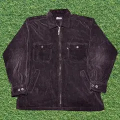 90s FIRST DOWN Corduroy Zip Up Jacket
