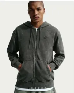Nike グレー フルジップパーカー　Lサイズ