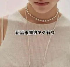 【新品】todayful Pearl Ribbon Choker エクリュ