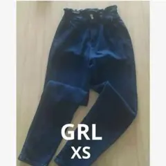 【良品】グレイル　デニム　パンツ　ハイウエスト　ストレッチ　XS