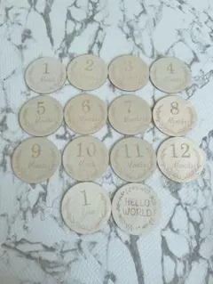 月齢カードセット 1ヶ月〜1歳