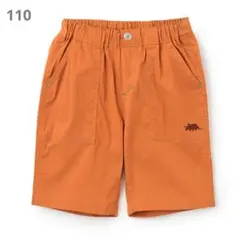 【新品タグ付き】kladskap　恐竜ワンポイントパンツ　キャメル　110cm