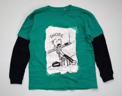 グレッグのダメ日記 重ね着風長袖Tシャツ サイズS 120 未使用品 USA購入