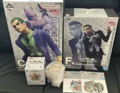 一番くじ　ジョジョの奇妙な冒険　C賞 川尻浩作 F賞 噴上裕也 フィギュア
