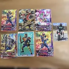 仮面ライダー カード 6枚セットおまけ付き