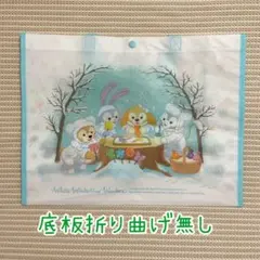 ダッフィー&フレンズ　ショッピングバッグ　ホワイトウィンタータイムワンダーズ