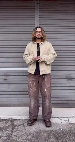 Carhartt ダブルニーパンツ　ブラウン W38×L32ワークパンツ