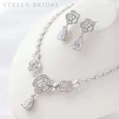 m*様 Stella Bridal⭐︎スイートローズ / ネックレス＆イヤリング