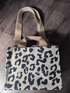RADIANCE ヒョウ柄トートバッグ