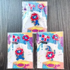 EXPO2025 ミャクミャク ピンバッジ3種セット 座る 走る 逆立ち