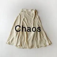 美品 Chaos 4万円 2024SS ラップスカート マキシスカート カオスのサムネイル