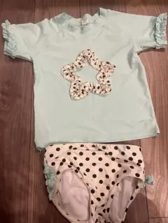 RuffleButtsラッシュガード水着 長袖上下セット キッズ水着