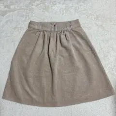 ベージュ コーデュロイ タイトスカートのサムネイル