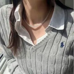 未使用級✨ポロラルフローレ 大人気ケーブル編みニットセーター XS 現行品