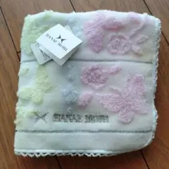 HANAE MORI 花と蝶のタオルハンカチ