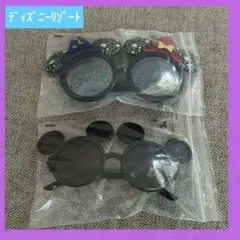 【値下げ中】ディズニーリゾート　ミッキーマウス型サングラス 2個セット