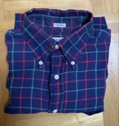 INDIVIDUALIZED SHIRTS アメリカ製 薄手ネルシャツ BD