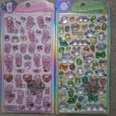 うるちゅるポップシール　シマエナガ　エスターバニー