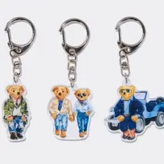 ラルフローレン ポロベア キーホルダーキーリング　ノベルティ 3種セット ラルフローレン ポロベア キーホルダーキーリング ノベルティ 3種