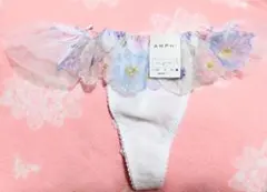 AMPI フラワーフリル Tバック Mサイズ（ライトブルー）のサムネイル