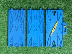 プラレール 複線ポイントレール 1個 自動クロスレール 2個 廃盤レール セット