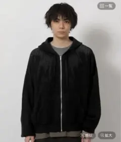 LAKOLE ニットメッシュ ZIPパーカーのサムネイル