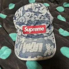Supreme デニム風キャップ