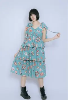 美品】＆ellecy ハートワンピース 2025 - メルカリ