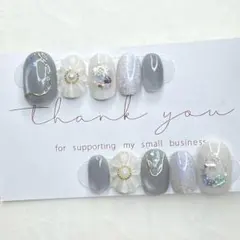 現品　14357 ネイルチップ　ニュアンス　マグネット