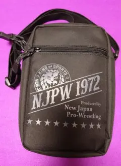新日本プロレス　ショルダーバッグ/ブラック