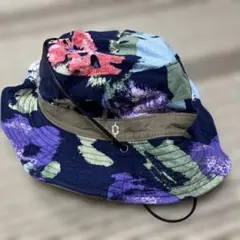 【美品】花柄 バケットハット