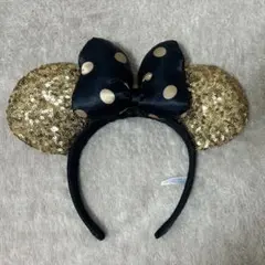 ディズニーランド　ミニー　スパンコール　カチューシャ