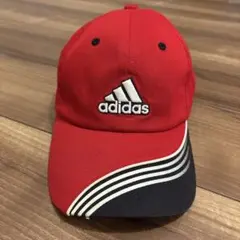 adidas アディダス ベースボール キャップ レッド y2k
