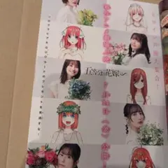 週間少年マガジン 2023年32号 五等分の花嫁　声優
