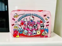レスポートサック　サンリオ キティ　ビッグポーチ ピンク
