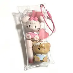 ガチャ詰めポーチ　ピンク　mikko　ラテ　キャミー　コスメ