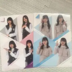 櫻坂46 日向坂46 コンビニコラボクリアファイル