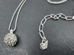 M6331 スワロフスキー　ネックレス　ヴィンテージ アクセサリー