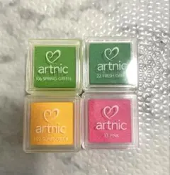 artnic 水性スタンプパッドセット 4色